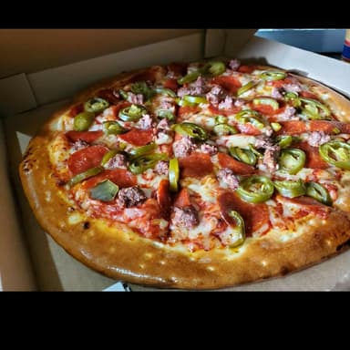 Pizza Grande con 3 Ingredientes
