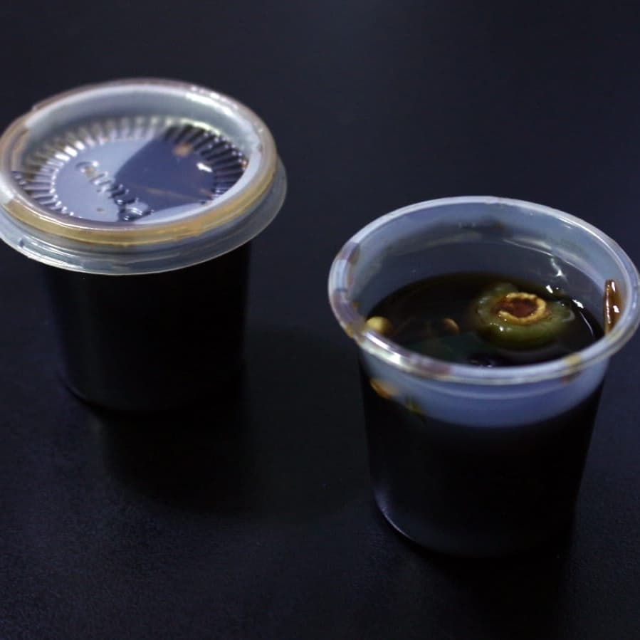 Salsa Ponzu con Chiles toreados