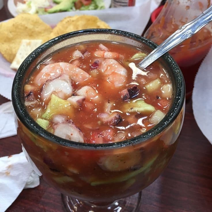 Coctel de Camaron y Pulpo
