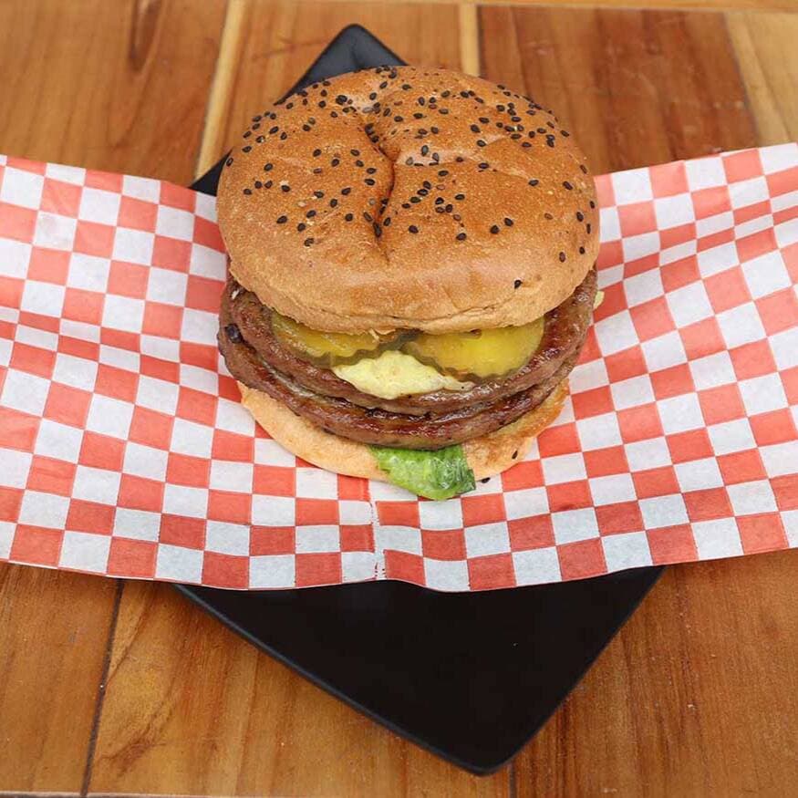 Hamburguesa Doble Carne y Doble Queso