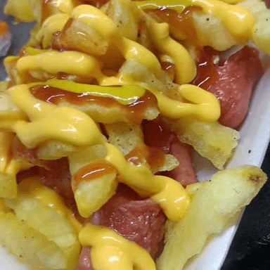 Salchipapas grandes