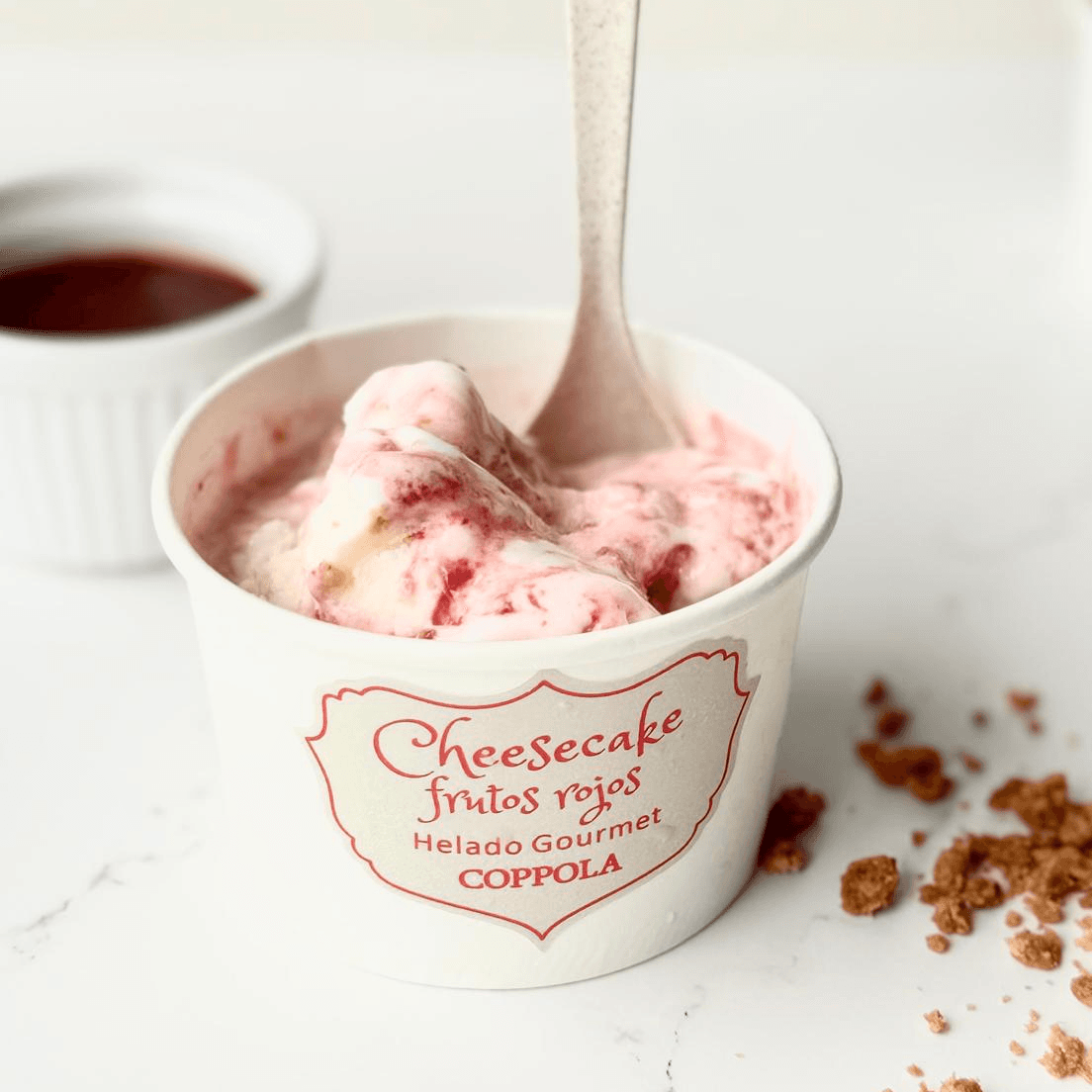 Helado de Cheesecake de Frutos Rojos 236 ml