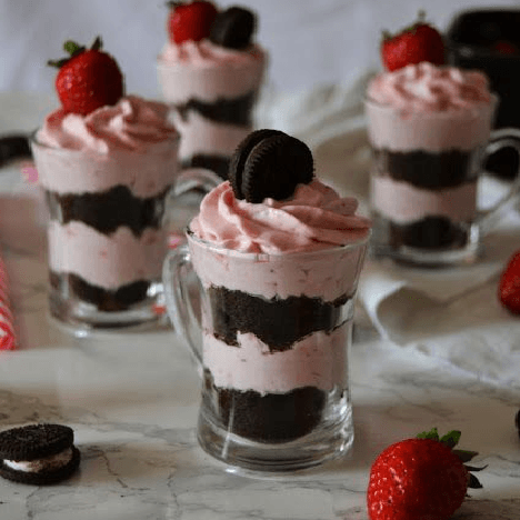 Trifie de Fresas con Oreo