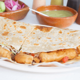 Quesadillota Camarón Capeado