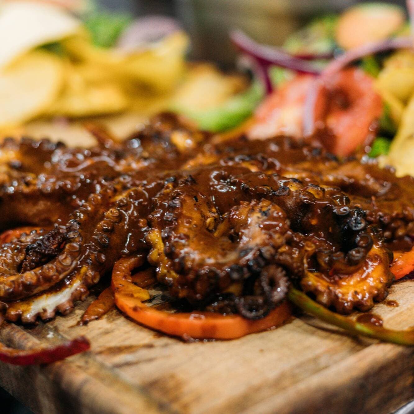 Pulpo Zarandeado