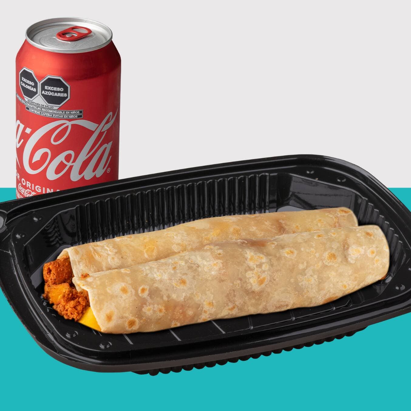 Combo Coca Cola - Burrito Chorizo con Papas