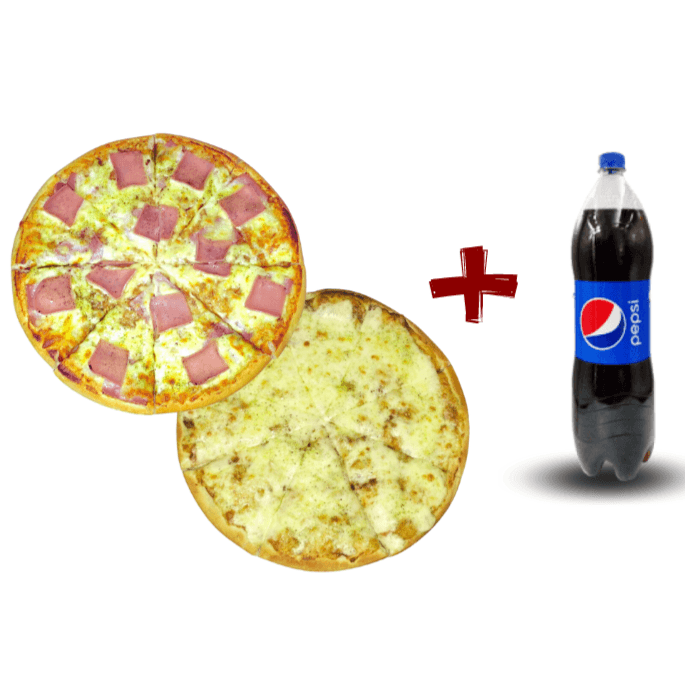 Combo-Americana y Mozzarella + PEPSI 1L