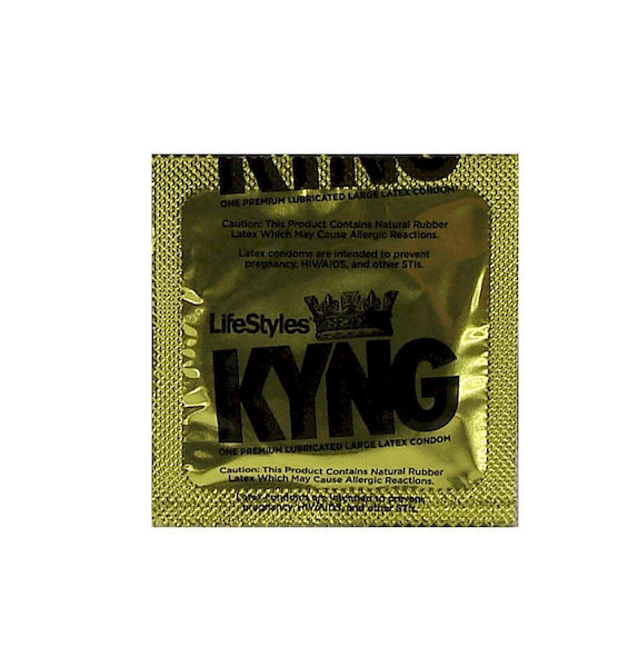 LIFESTYLES KYNG LARGE LATEX CONDOM