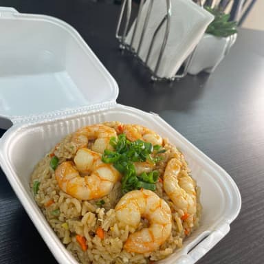 Arroz Frito con Camarón