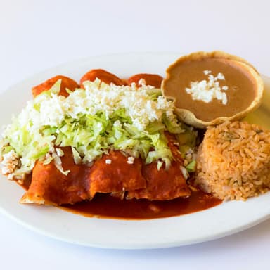 Orden de Enchiladas 4 Pzs de Res o Pollo