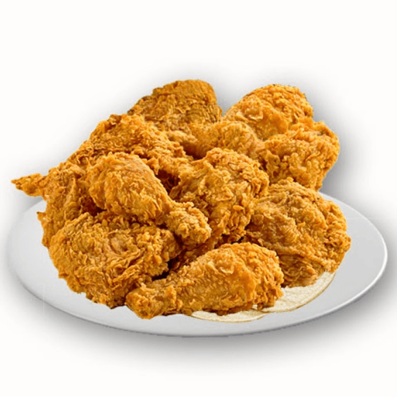 Combo 12 piezas de pollo frito (muslo, cuarto)