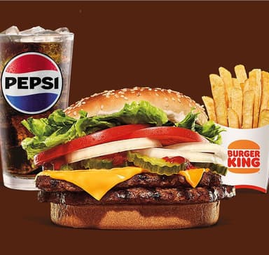 Combo Whopper Doble con Queso