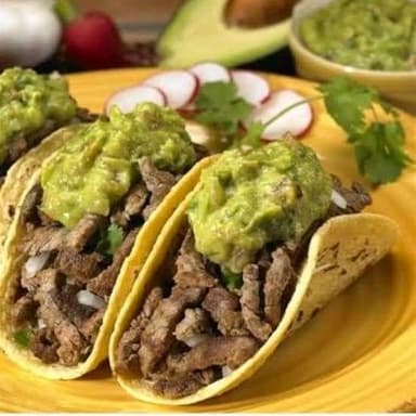 Orden de 5 Tacos de Tasajo