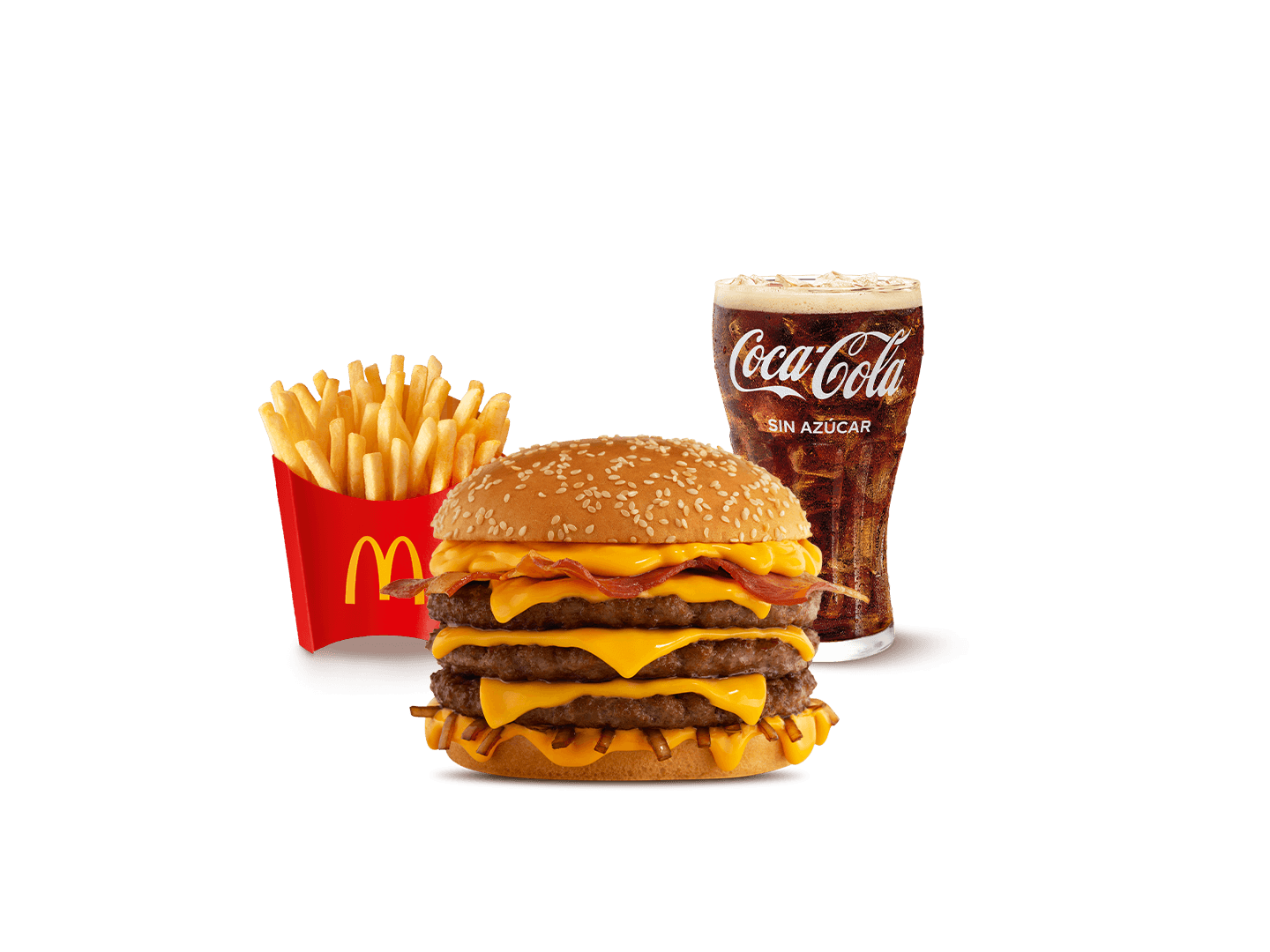 McCombo Mediano Bacon Cheddar McMelt triple