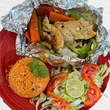 Pollo Empapelado