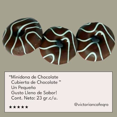 MINI DONA DE CHOCOLATE