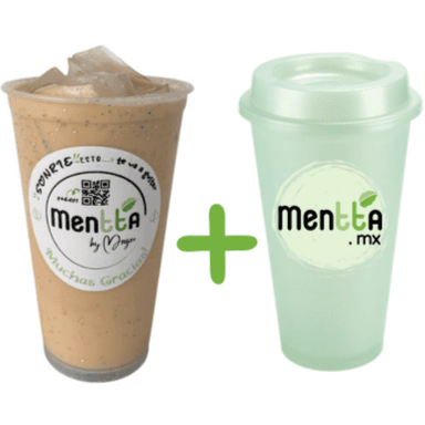 Combo Latte Helado + Termo con Tapa, 14oz