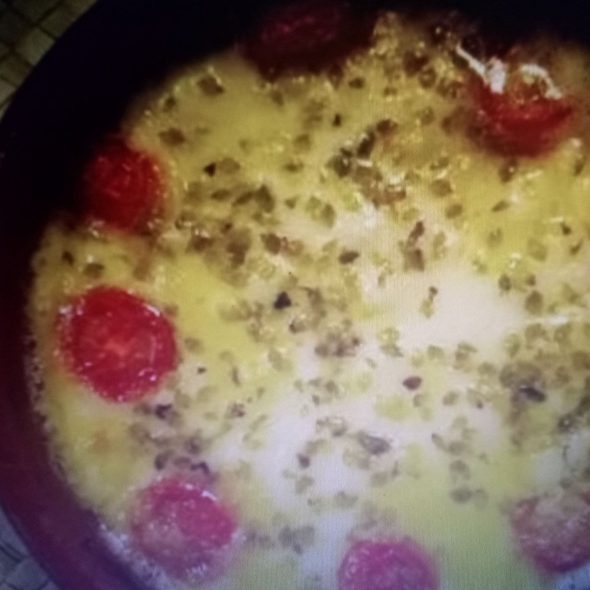 QUESO PROVOLETA GRATINADO CON PESTO