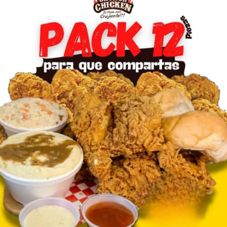 Pack 12 Piezas de Pollo