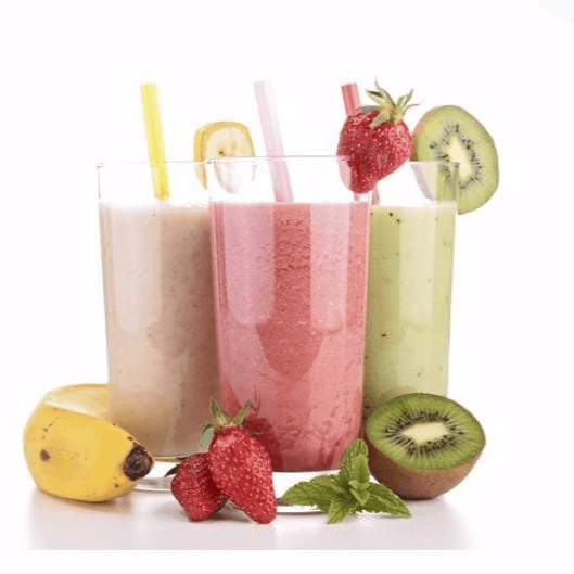 Jugos en leche