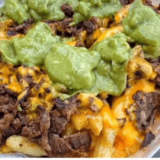 Papas con Carne Asada