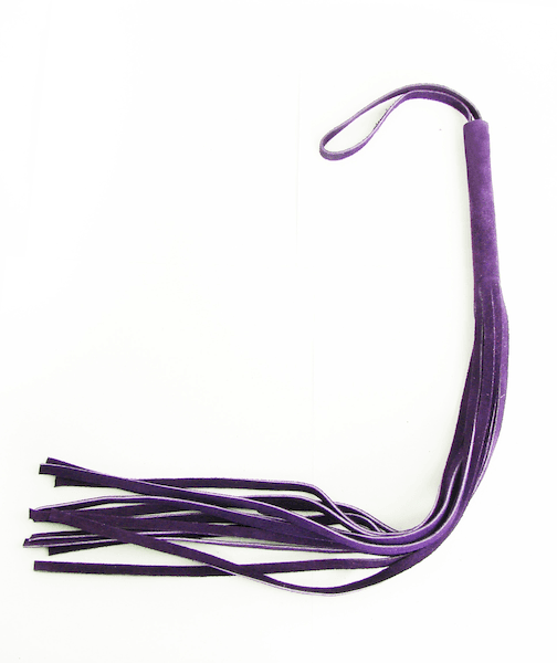 LATIGO CHICO DE GAMUZA MORADO