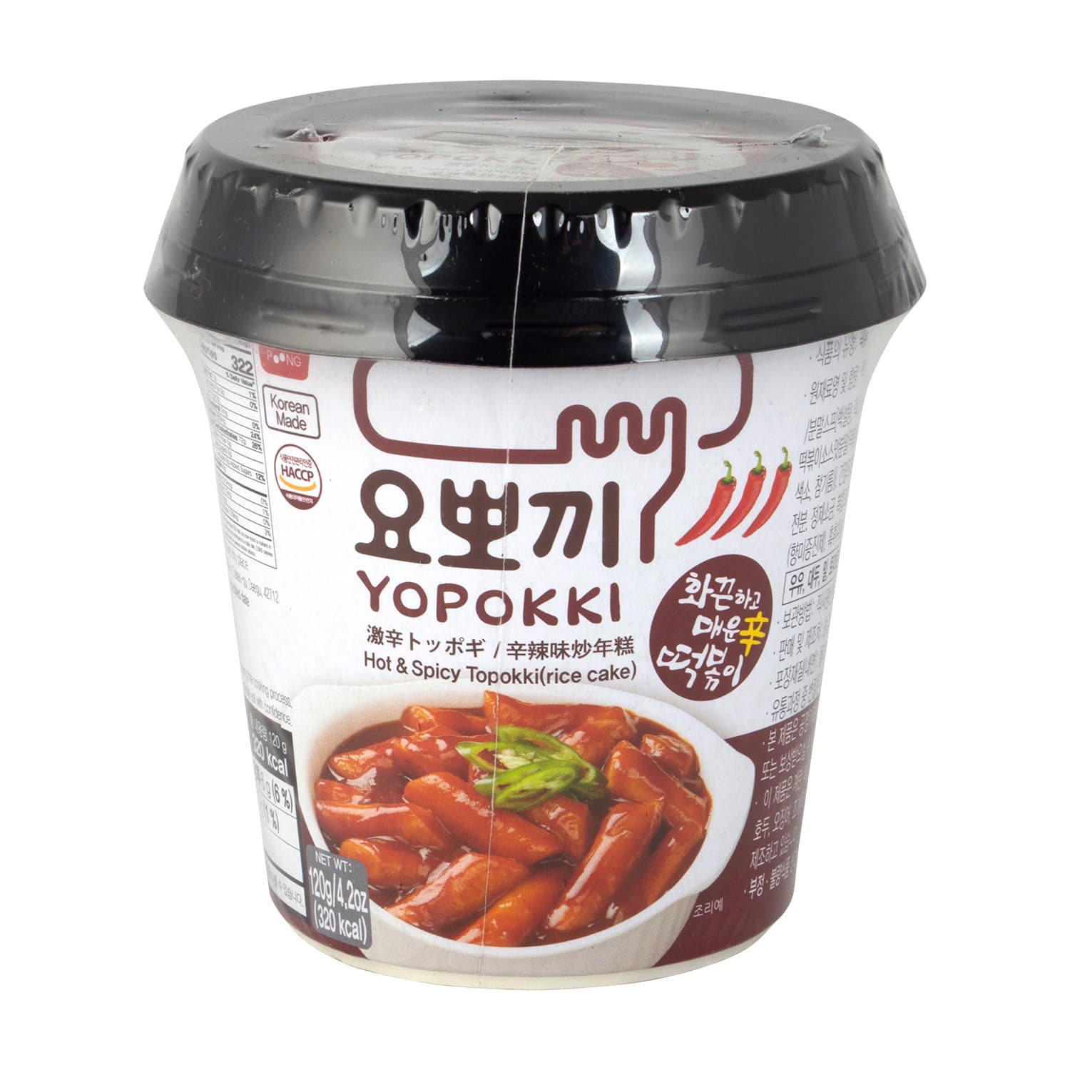 Topokki Cup Picante Yopokk 120 g - SE-SFP606-11313