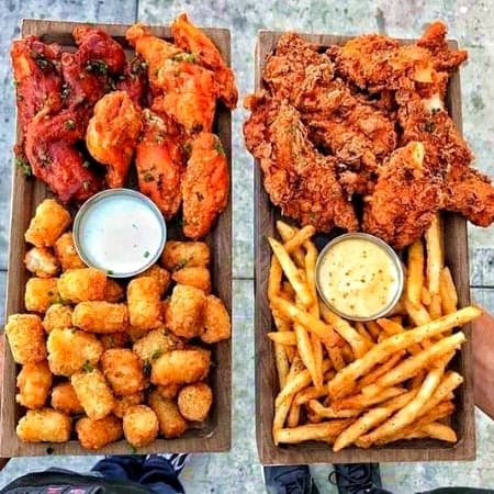 Alitas, Complemento y Boneless