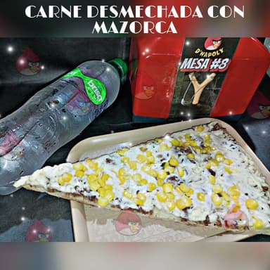 Pizza de 1 Porción Carne Desmechada Maduro