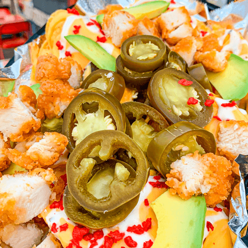 🧀Nachos Clásicos Con Pollo🐥