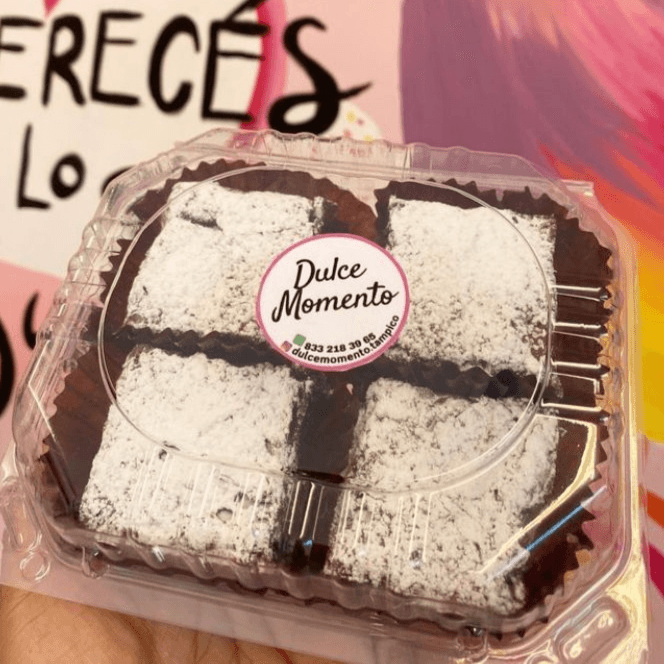 Charola Chica de Brownies Glass