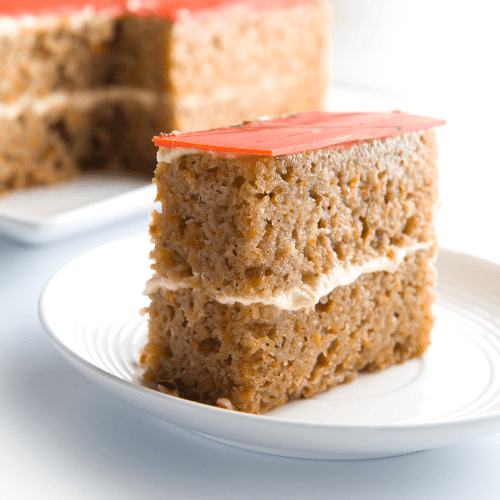 Porción Torta de Zanahoria
