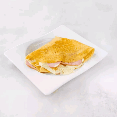 Crepa de peperoni con queso
