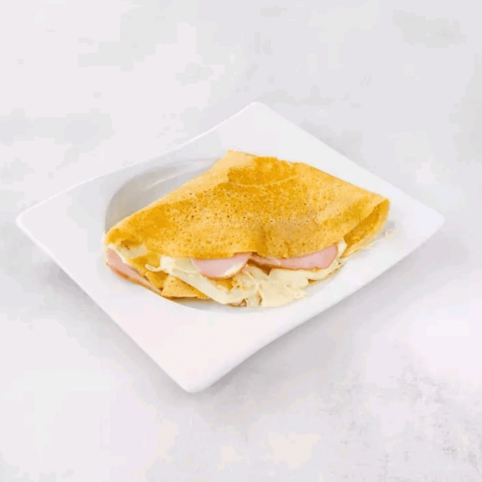 Crepa de peperoni con queso