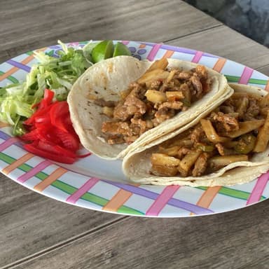 Taco de Bistec Ranchero