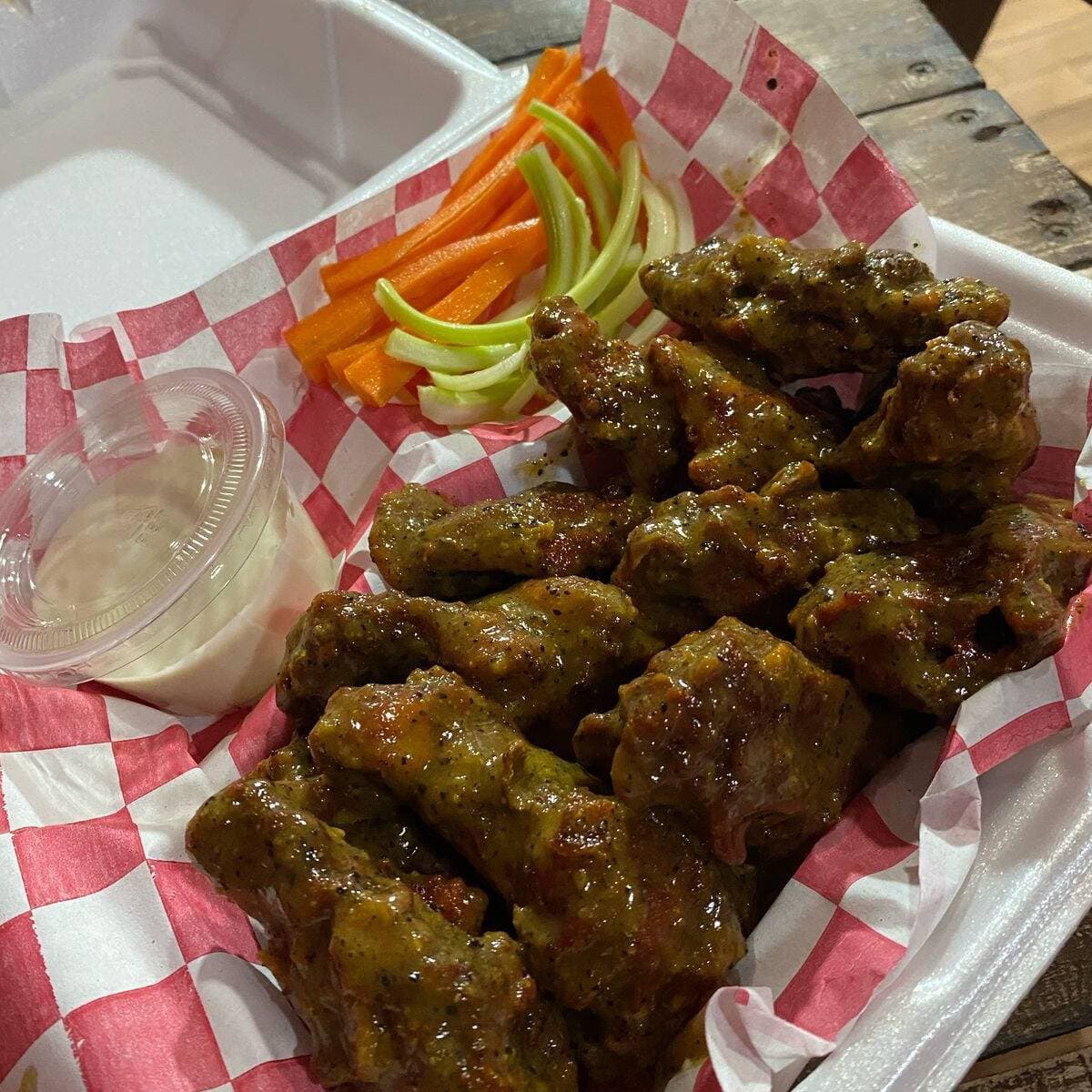 Alitas Lemon Pepper (8 Piezas)