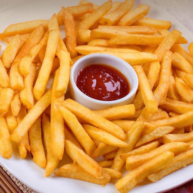 ORDEN DE PAPAS FRITAS 100G CON QUESO Y CATSUP