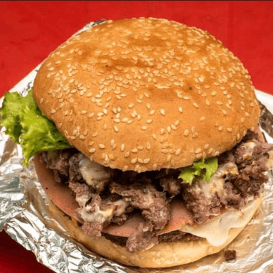 Hamburguesa con Carne Asada