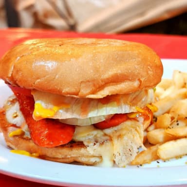Hamburguesa Choriqueso