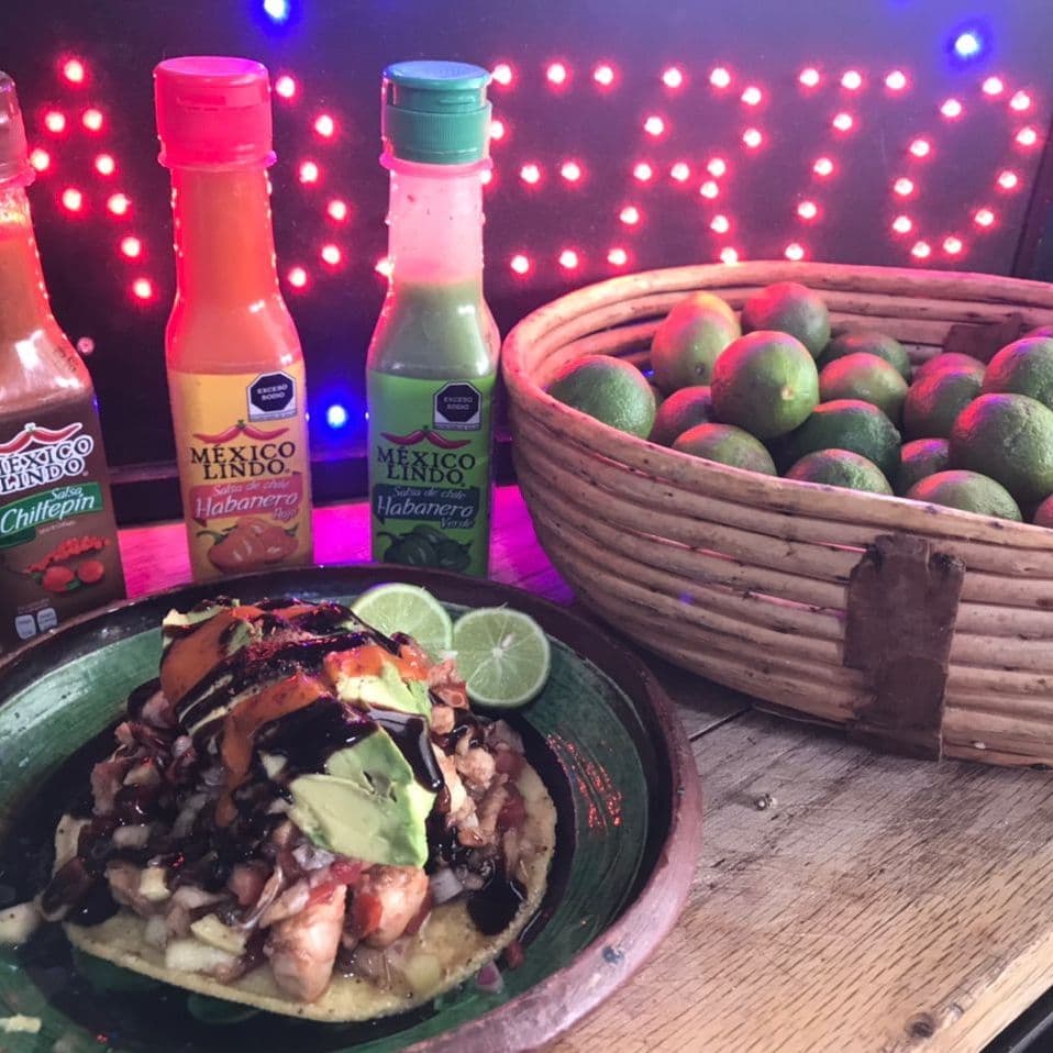 Tostada de ceviche