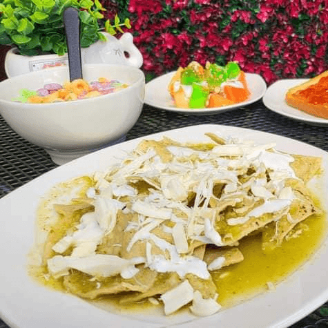 Chilaquiles Verdes Desayuno