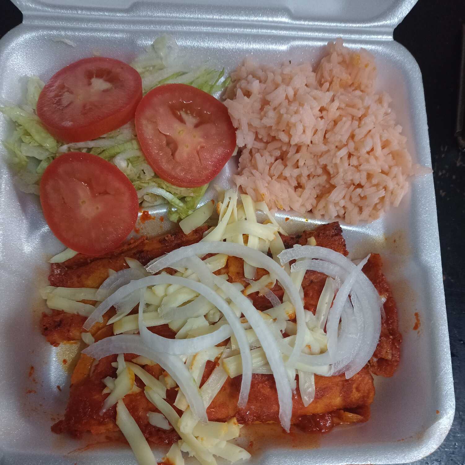 Enchiladas rojas