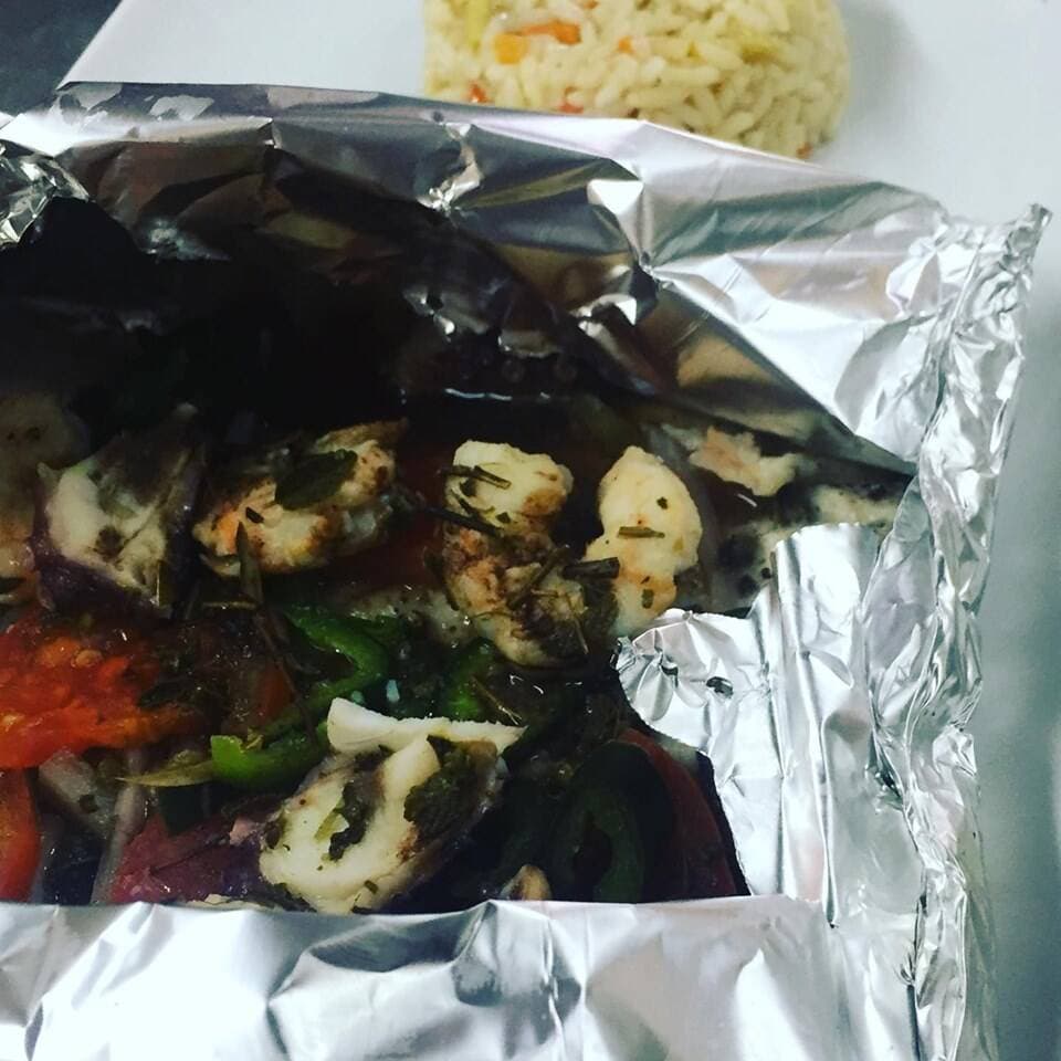 Pescado papillote