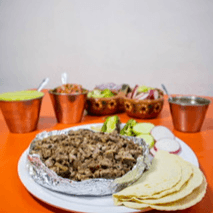 Papa Loca con Carne Asada