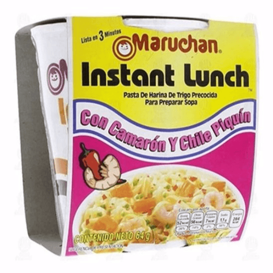 SOPA MARUCHAN DE CAMARON Y CHILE PIQUIN