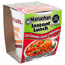SOPA MARUCHAN DE CAMARON Y HABANERO