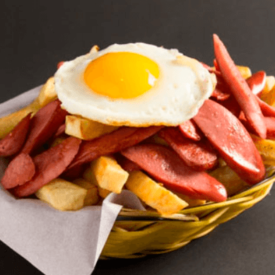 Salchipapa Especial