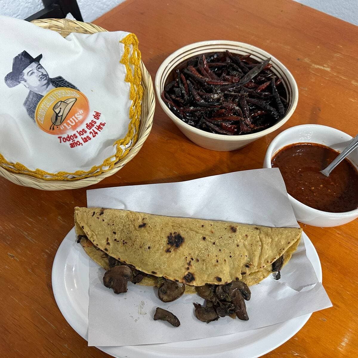 Quesadilla de Champiñones