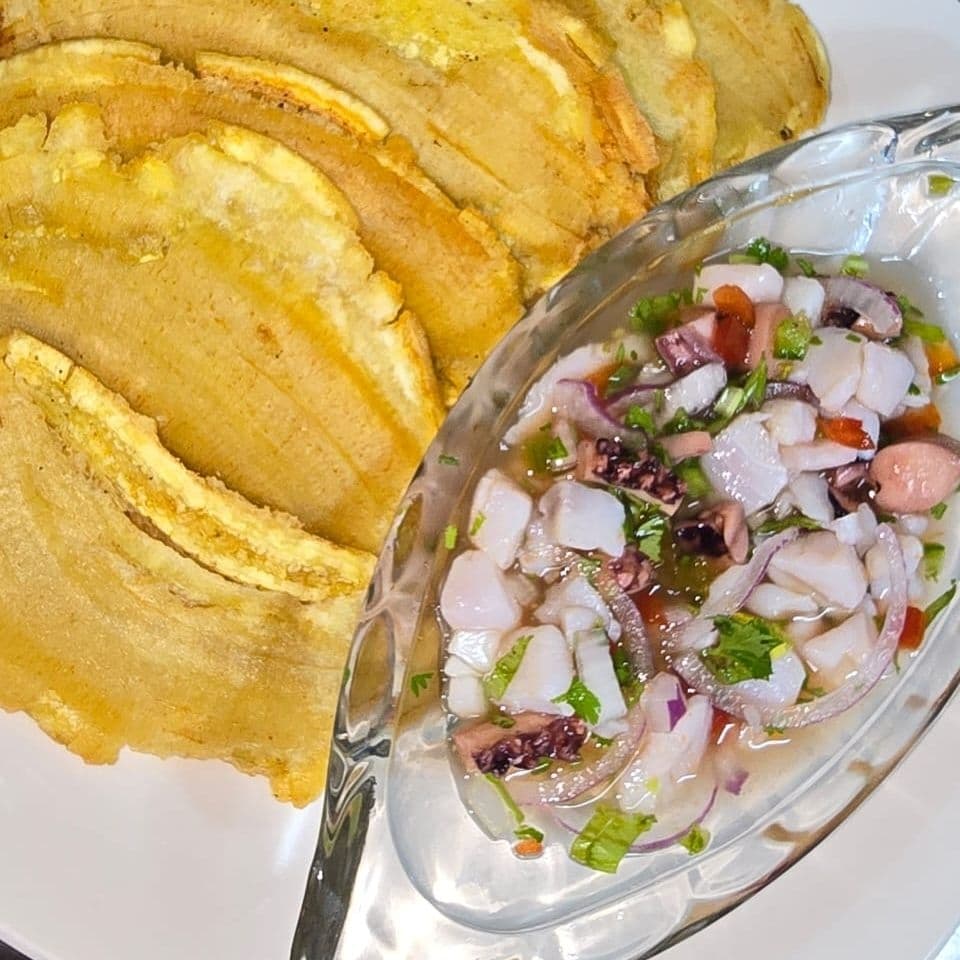 Ceviche Mixto Pescado y Pulpo