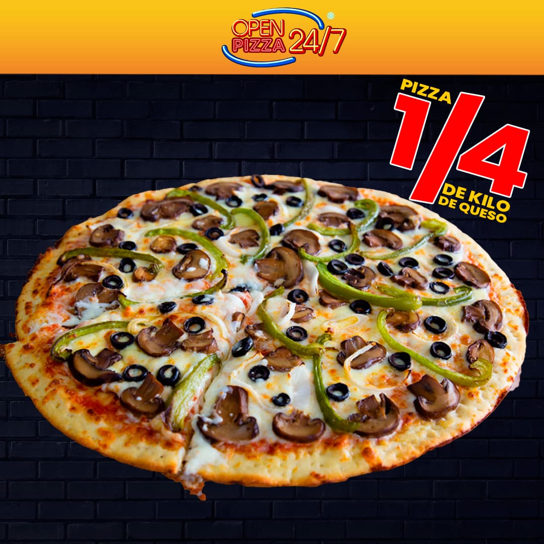 Pizza Vegetariana.-